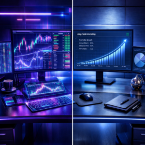 Equity Trading vs. Long-Term Investing: Where Strategy, Skill, and Discipline Diverge